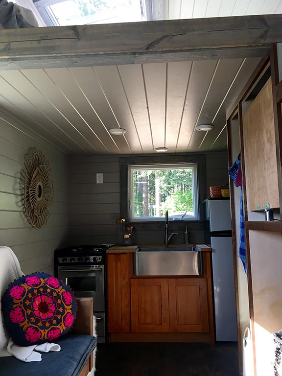 Interior of the High-Flying Tiny Home