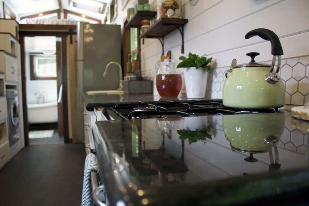 Another kitchen detail in the Southern Charm custom tiny house