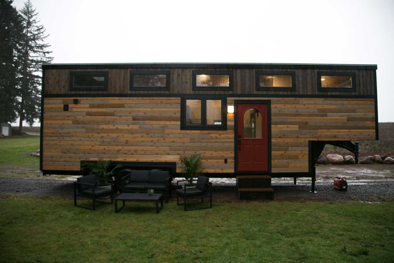 Exterior of the Tiny Travelling Dream Home tiny house