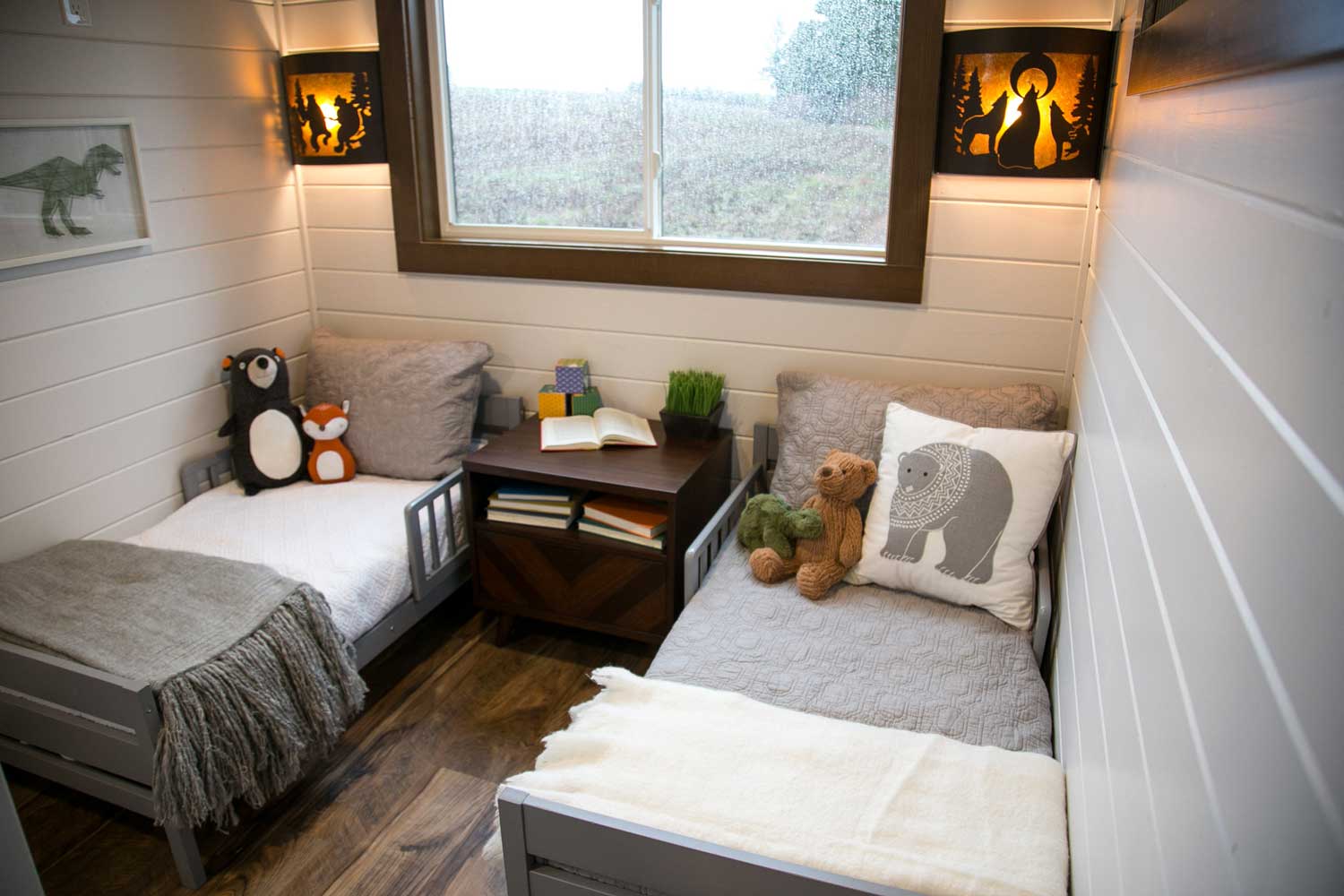 Kids bedroom in the Tiny Travelling Dream Home tiny house