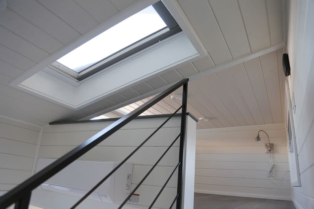 Skylight in the Contempo custom tiny home