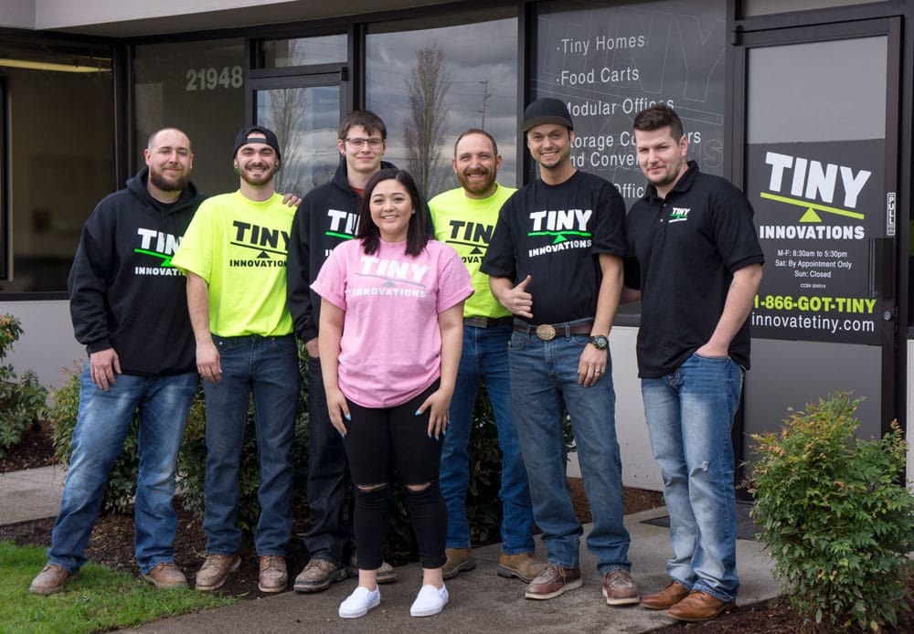 Tiny Innovations tiny home builders team