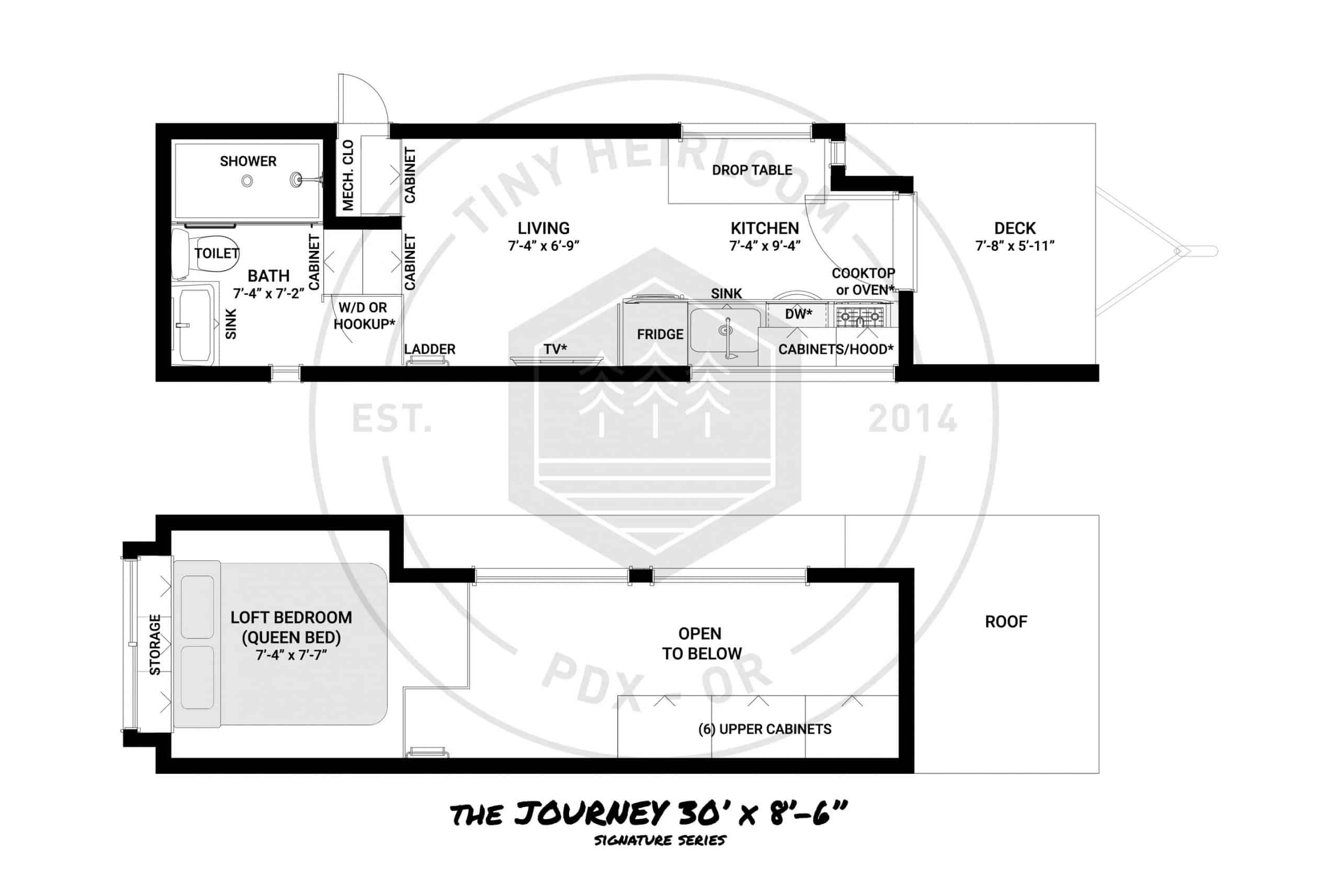 Journey tiny home plans