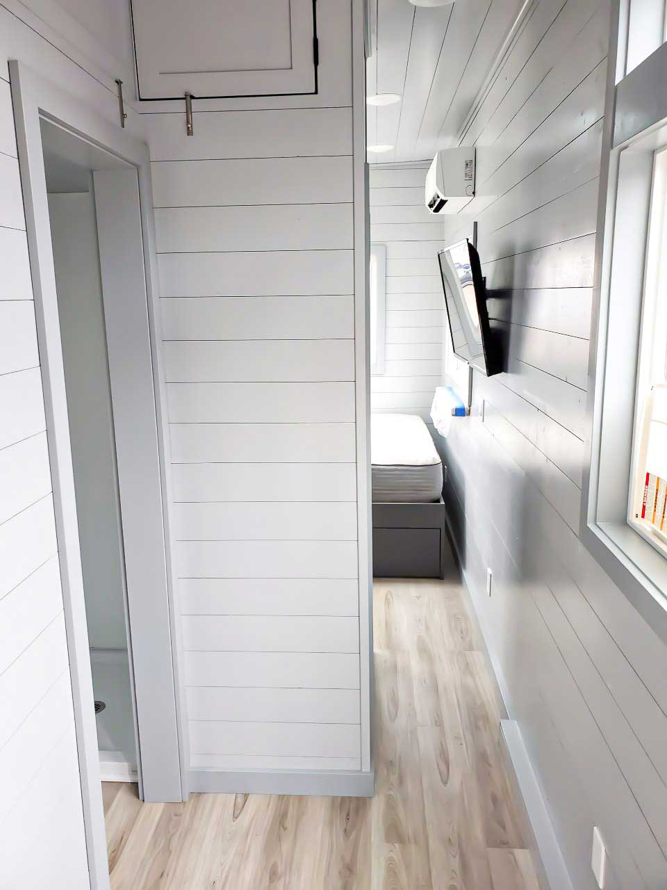 True Blue custom tiny home's interior