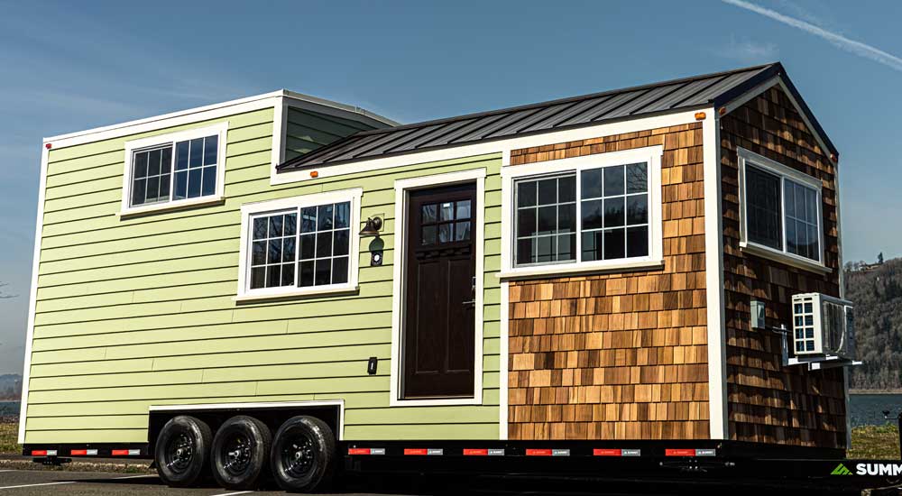 Craftsman style Heritage tiny home for sale by Tiny Heirloom, part of their Signature Series models