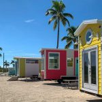 Exterior of tiny house models sold by Tiny Heirloom to a Key West Tiny House Hotel